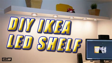 Integrate IKEA LED lighting into IKEA LACK Shelf! (Hidden wires)